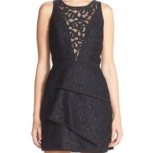 BCBG
'Hannah' Tiered Lace Fit & Flare Dress